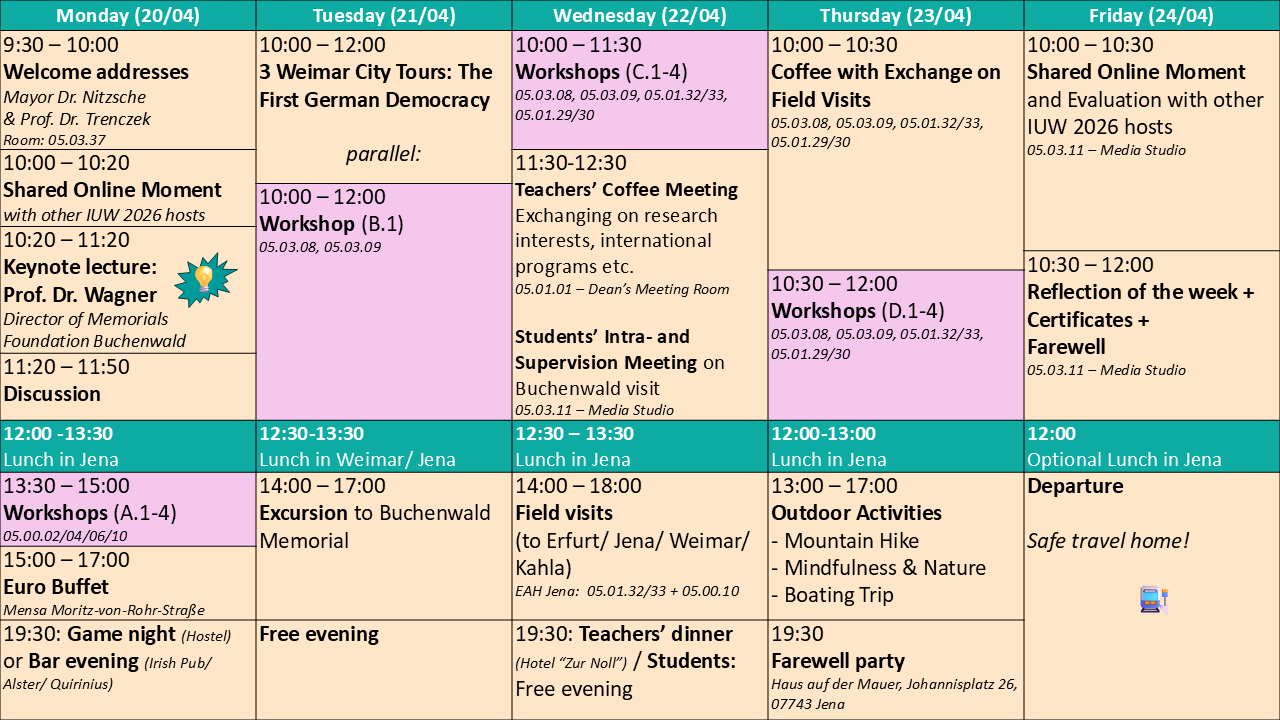 Programm IUW 2026 Jena